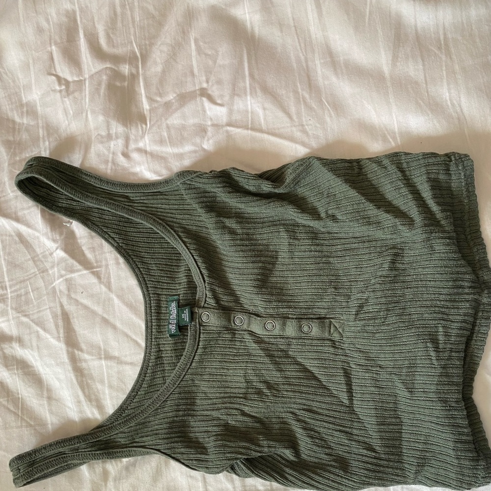 Green Wild Fable Croptop